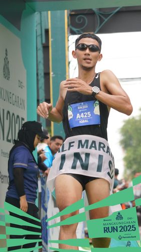Race photo from Mangkunegaran Run 2025