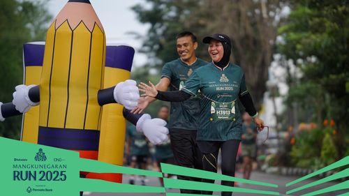 Race photo from Mangkunegaran Run 2025