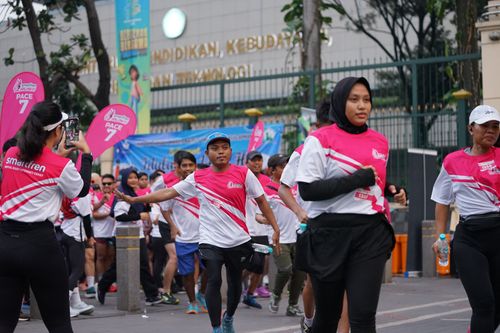 Race photo from Smartfren Run 2024 Vibes