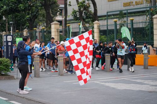 Race photo from Lari Bareng Yuk!