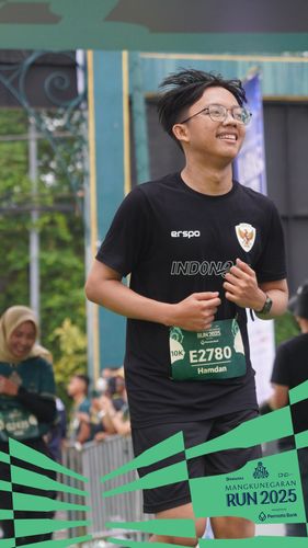 Race photo from Mangkunegaran Run 2025