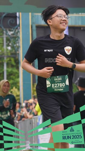 Race photo from Mangkunegaran Run 2025