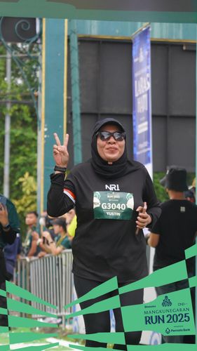 Race photo from Mangkunegaran Run 2025