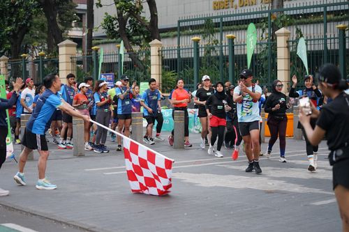 Race photo from Lari Bareng Yuk!