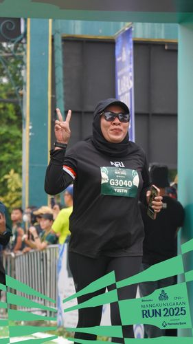 Race photo from Mangkunegaran Run 2025