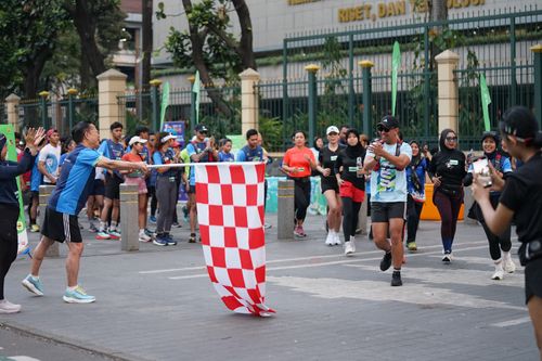 Race photo from Lari Bareng Yuk!