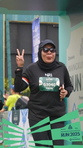 Race photo from Mangkunegaran Run 2025