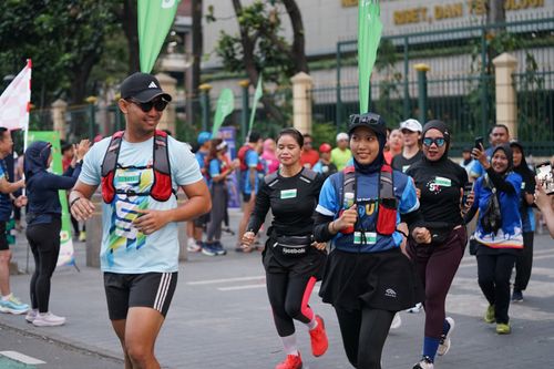 Race photo from Lari Bareng Yuk!