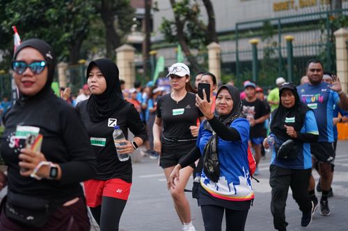 Race photo from Lari Bareng Yuk!