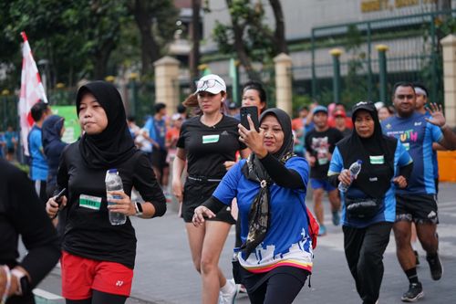 Race photo from Lari Bareng Yuk!