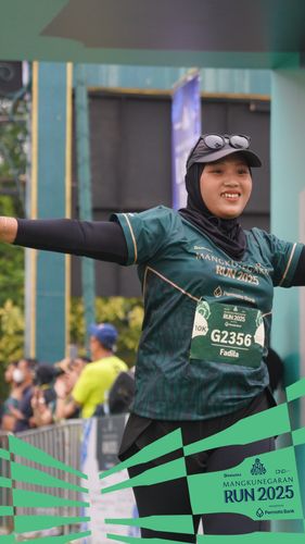 Race photo from Mangkunegaran Run 2025