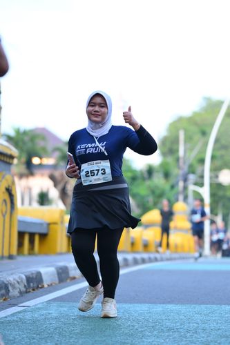 Race photo from KEMLU RUN 2025