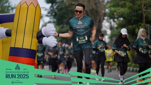 Race photo from Mangkunegaran Run 2025