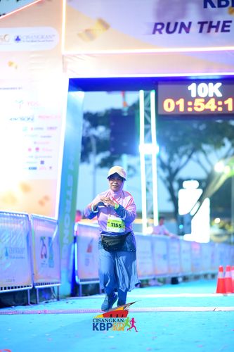 Race photo from CISANGKAN KBP CITY RUN 2025