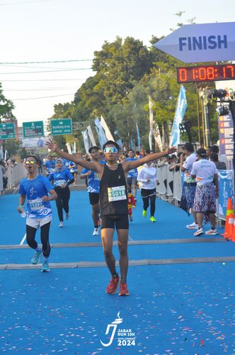 Race photo from Jabar Run 10K 2024