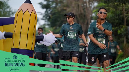 Race photo from Mangkunegaran Run 2025