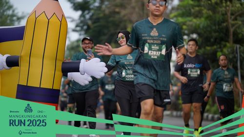 Race photo from Mangkunegaran Run 2025