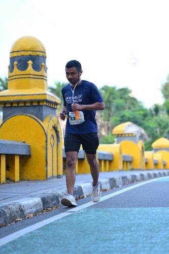Race photo from KEMLU RUN 2025