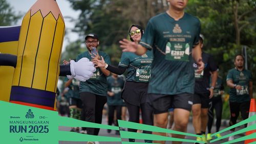 Race photo from Mangkunegaran Run 2025