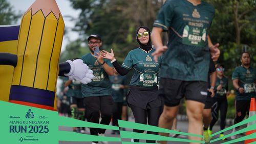 Race photo from Mangkunegaran Run 2025