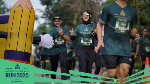 Race photo from Mangkunegaran Run 2025