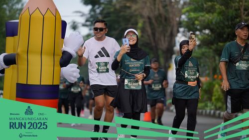Race photo from Mangkunegaran Run 2025