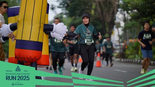 Race photo from Mangkunegaran Run 2025