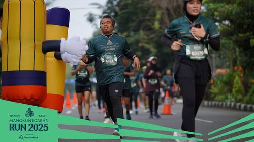 Race photo from Mangkunegaran Run 2025
