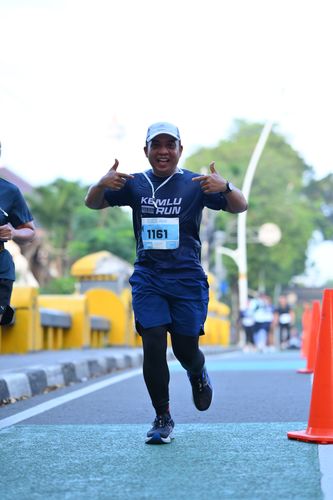 Race photo from KEMLU RUN 2025