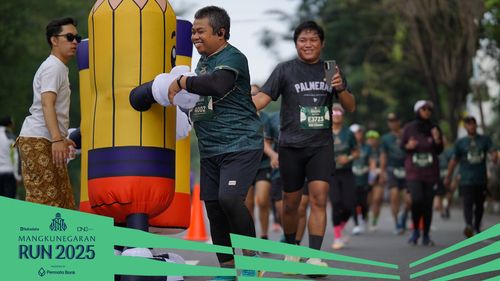 Race photo from Mangkunegaran Run 2025