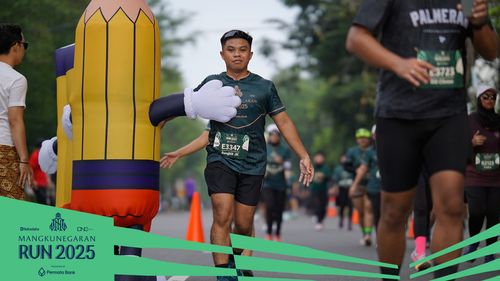 Race photo from Mangkunegaran Run 2025