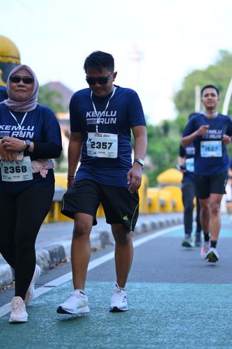 Race photo from KEMLU RUN 2025