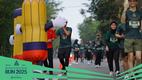 Race photo from Mangkunegaran Run 2025