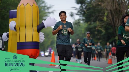 Race photo from Mangkunegaran Run 2025