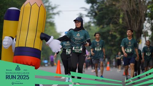 Race photo from Mangkunegaran Run 2025