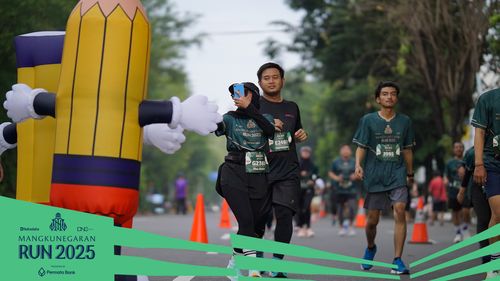 Race photo from Mangkunegaran Run 2025