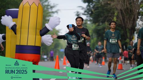 Race photo from Mangkunegaran Run 2025