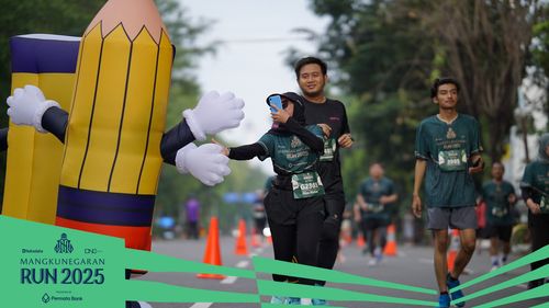 Race photo from Mangkunegaran Run 2025