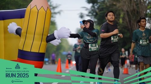 Race photo from Mangkunegaran Run 2025