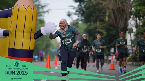 Race photo from Mangkunegaran Run 2025