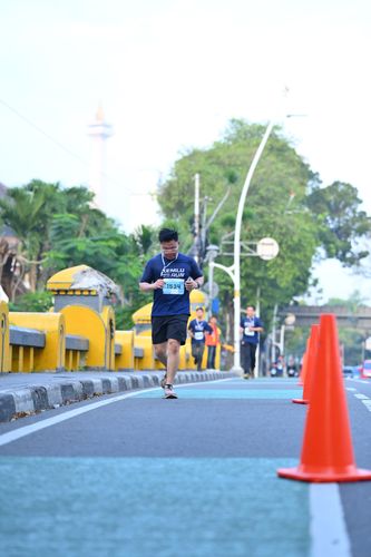 Race photo from KEMLU RUN 2025