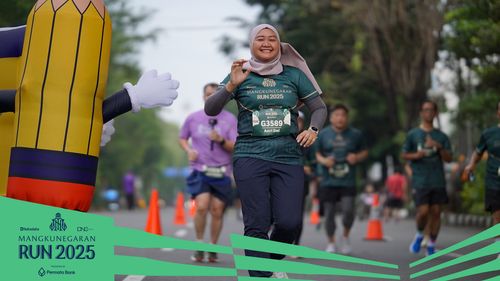 Race photo from Mangkunegaran Run 2025