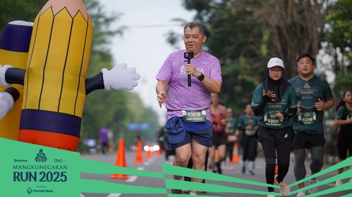 Race photo from Mangkunegaran Run 2025