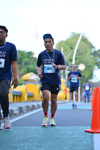 Race photo from KEMLU RUN 2025