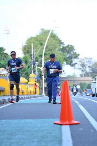 Race photo from KEMLU RUN 2025