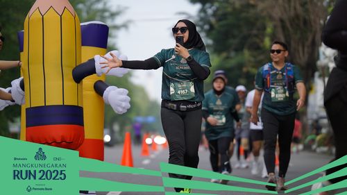 Race photo from Mangkunegaran Run 2025