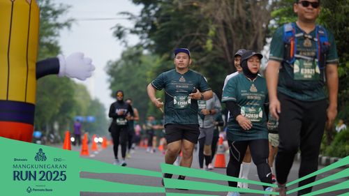 Race photo from Mangkunegaran Run 2025