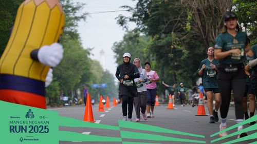 Race photo from Mangkunegaran Run 2025