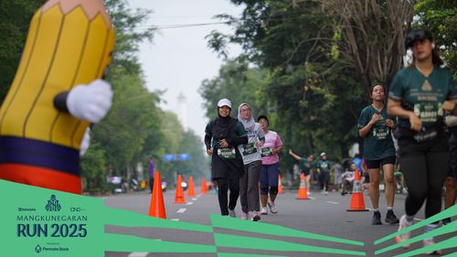 Race photo from Mangkunegaran Run 2025