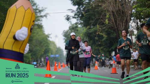 Race photo from Mangkunegaran Run 2025